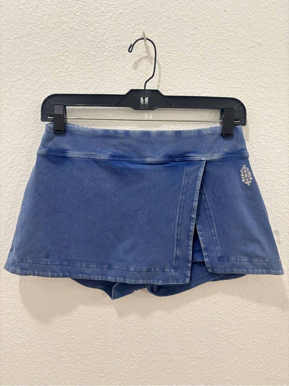 Free People Movement Blue Hot Shot Miniskort Size Medium